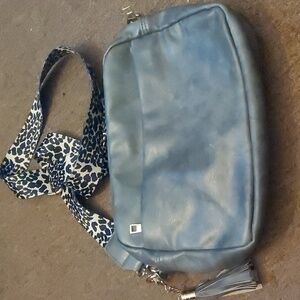 Gray crossbody